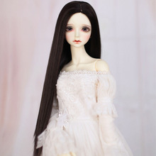 1/3 1/4 1/6 1/8 Bjd SD Doll Wig High Temperature Wire Long Straight Black Colors Hair 2024 - buy cheap