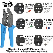 LUBAN-MINI herramienta de prensado estilo europeo, alicates de prensado, juegos de troqueles para serie RS, RS-06WF, RS-16WF, RS-48B, RS-0235, mordazas 2024 - compra barato
