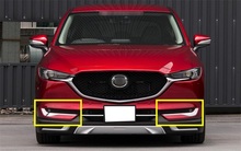 Car Styling Accessories For Mazda CX-5 CX5 2017 2018 Front Fog Light Foglight Lamp Under Protector Lid Eyelid Eyebrow Cover Trim 2024 - buy cheap