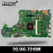 Asepcs X555YA материнская плата 2G A6-7310 для ASUS X555Y X555YA X555YI X555D X555DG X555DA материнская плата для ноутбука X555YA материнская плата 2024 - купить недорого