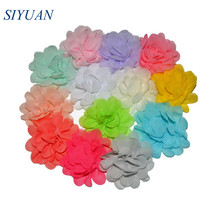 50pcs/lot 40 Color U Pick 2 Inch Handmade Chiffon Puff Flowers DIY Craft For Girls Garment Hair Accessories TH50 2024 - buy cheap