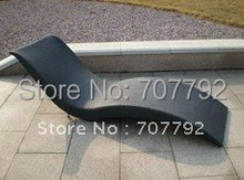 Элегантный шезлонг из ротанга черного цвета, мебель, горячая распродажа, SG-12009C 2024 - купить недорого