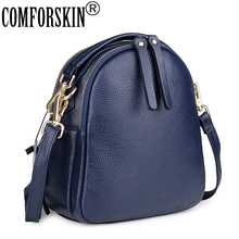 COMFORSKIN Women's Leather Totes Premium Cowhide Ladies Messenger Bag Fashion Brand Girl's Handbags Bolsas Feminina High Quality 2024 - buy cheap