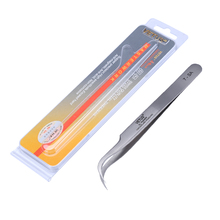 Precision Stainless Steel Vetus Tweezers Pinzas Pinzetta Ferramentas Curved Tweezers Hand Tools 7-SA 2024 - buy cheap