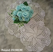 Exquisite Cotton Lace Crochet Flowers Table Coaster Mantel Individual Mat Wedding Napkins Doily Christmas Placemat Decor Pad 2024 - buy cheap