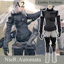 ¡Anime! Juego NieR:Automata A2, uniforme gótico, disfraz de moda para Halloween, Carnaval, talla personalizada, envío gratis 2024 - compra barato