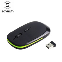 Mini 2.4Ghz Wireless Optical Mouse USB Receiver 1200 DPI Ultra Thin Slim Wireless Ergonomically Mice For Laptop PC Video Game 2024 - buy cheap