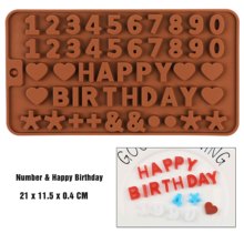 Cake mold decorating tools silicone chocolate mold letter and number fondant molds cookies bakeware tools 2024 - buy cheap