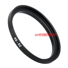 2pcs Sale Black Metal 49mm-52mm 49-52 mm 49 to 52 Step Up Filter Ring Adapter 2024 - buy cheap