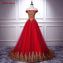 Red Long Evening Dresses Party Tulle A Line Plus Size Women Beautiful Prom Formal Evening Gown Dress for Wedding 2024 - buy cheap