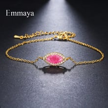 Emmaya Brand Gorgeous Elegance AAA Zircon Multicolor Adjustable Round Crystal Bracelets For Women Jewelry Wedding Party Gift 2024 - buy cheap