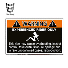 EARLFAMILY 13cm x 11cm Car Styling Experienced Rider Funny Warning Sticker Decal 4x4 Off Road Car Truck OEM Graphic Car Sticker 2024 - buy cheap