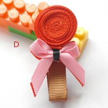 120pcs  Handmade Cute Lollipop Ribbon Hairbow Free Shipping 2024 - buy cheap