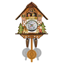 Antique Wooden Cuckoo Wall Clock Bird Time Bell Swing Alarm Watch Home Art Decor Home Day Time Alarm 129x231x55mm TB Sale 2024 - buy cheap