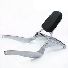 Rear Luggage Rack Support Box Holder Cargo Shelf w/ Backrest Sissy Bar for Suzuki Volusia VL800 VL400 01-04 Boulevard C50 05-11 2024 - buy cheap