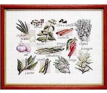 Available Shadow Series Vegetable Flower Needlework Embroidery Package Cross Stitch Kit Factory Sale / Whites fabric 2024 - buy cheap