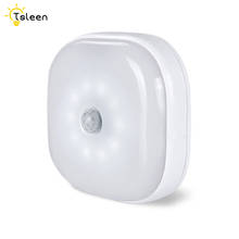 Infrared PIR Motion Sensor 10 Leds Night Light Magnetic Wireless Detector Light Wall Lamp Light Cool White Auto On/Off Closet 2024 - buy cheap