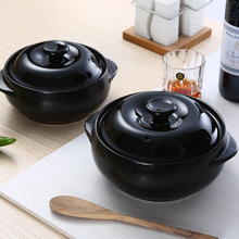 christmas Korean casserole wholesale heat-resistant binaural ceramic rice noodle special large casserole 2024 - buy cheap