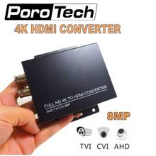 Auto Recognition 4K 8MP CVI/TVI/AHD+CVBS to HDMI Converter Connect HD Monitor HDC ADH FULL HD HD coaxial output and HDMI Input 2024 - buy cheap