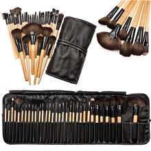 32pcs Makeup Brush Sets Professional Soft Cosmetic Eyebrow Shadow Foundation  Makeup Brush Set Kit Pouch Bag  Makeup Tools 2024 - buy cheap