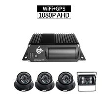 Fábrica de venda 4 pces ônibus hd câmera kits wifi + gps 4ch sd caminhão móvel dvr vídeo mdvr pc/telefone remoto vigilância ciclismo registro 2024 - compre barato