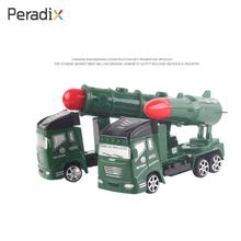 2018 Drop Shipping Military Missile Vehicle Adjustable Educational Mini Missile Car Green Durable Collection Missile Car Model 2024 - buy cheap