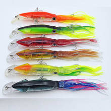 Hot Sale 6 Colors 14cm / 40g Squid Lure Artificial Shrimp Lures/Hooks Wlures Soft Baits Soft Fishing Lures Fishing Baits 2024 - buy cheap