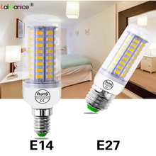 E27 LED Lamp 220V 110V SMD 5730 E14 LED Light 24 36 48 56 69 72 LEDs Corn Bulb Chandelier For Home Lighting LED Bulb 2024 - buy cheap