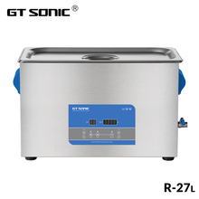 GTSONIC R27 Ultrasonic Cleaner 27L 500W with Digital Display Heating Degas Basket Ultrasonic Bath 2024 - buy cheap