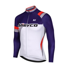 Mieyco Cycling Jersey Pro Team Men's Road Bike Tops Wear Long Sleeve Reflective Stripe Jacket Customized MTB Jersey Ciclismo 2024 - buy cheap