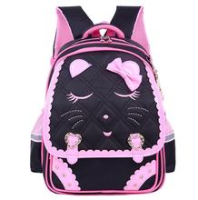 Fashion Sweet Cat Girl's School Bags Waterproof Cartoon Pattern Kid Backpack Schoolbag Children School Backpack Girl Book Bag 2024 - buy cheap