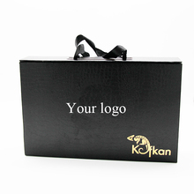 Caja de regalo portátil con logotipo personalizado, bolsa de embalaje, caja de zapatos y ropa, 5 colores 2024 - compra barato