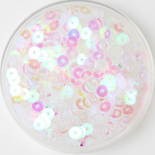 50g 3mm Transparent AB Color Sequins Multi-colored Round Bridal DIY Accessories White Confetti Spangles 2024 - buy cheap