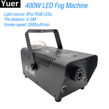 400W Fog Machine With 4Pcs LED RGB 3IN1 Lamp Equipment Wedding Party Stage Effect Lighting Fog Smoke Machine DJ Disco Par Light 2024 - buy cheap