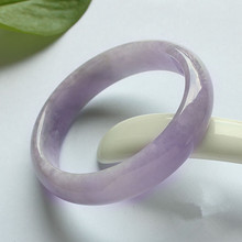 Natural old pit A cargo ice waxy kind of stone  bracelet violet violet light green  bracelet 2024 - buy cheap