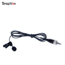 3.5mm TRS Lockable Lavalier Lapel Collar Tie Clip Mic Microphone For SENNHEISER SK 100 300 500 G 1 2 3 Wireless System Bodypack 2024 - buy cheap