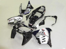 Kit de carenagem personalizado de motocicleta, para kawasaki ninja zx9r 2000 2001 zx9r 00 01 west white abs, carenagens de carroceria + 7 presentes sd49 2024 - compre barato