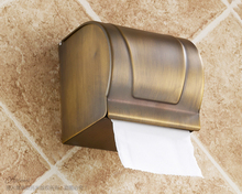 Luxo Antique Latão Wc Suportes de Papel Impermeável Caixa de Tecido Banheiro Banheiro Acessórios Suporte De Papel Prateleira 2024 - compre barato