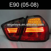 Для BMW E90 3 серии 320i 323i 325 330 335 светодиодный задний фонарь 05-08 красный черный V2 2024 - купить недорого