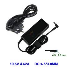 Laptop AC Adapter Charger For HP Envy 17-j106tx 19.5V 4.62A 90W 4.5*3.0 for HP Pavilion 15 15-e029TX Power Supply With AC Cable 2024 - buy cheap