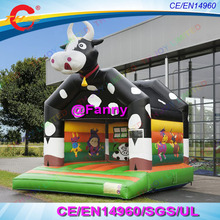4x4m  farm-themed cow Bounce House inflatable bouncer, kids party inflatable bouncy castle, free air ship to door 2024 - buy cheap
