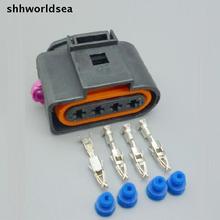 shhworldsea 100sets 4 Way female 4B0973724 Ignition Coil Connector Repair Kit Case For A4 A6 VW Passat 1J0 973 724 1J0973724 2024 - buy cheap