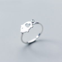 MloveAcc панк милое сердце кольцо «Свинка» Для женщин день рождения очарование стерлингового серебра 925 пробы модное ювелирное изделие подарок 2024 - купить недорого