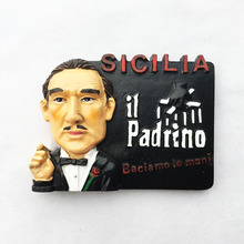 Sicily, Italy, tourist souvenir movie "Godfather" occurred in a three-dimensional collection 2024 - buy cheap