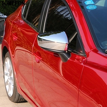 Cubierta de tapa protectora para espejo retrovisor de coche Mazda 3 M3 Axela 2017 2018 ABS cromado, 2 uds. 2024 - compra barato
