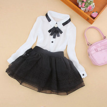 Child Shirts For Girls Blouse New 2019 Autumn Children Clothing Kids Clothes Princess White School Blouses Girls Clothes 2-16Y 2024 - buy cheap
