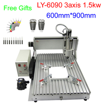 3axis cnc engraving machine LY-6090 cnc milling machine with 1.5kw water-coolled spindle and ball screw 2024 - buy cheap