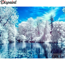 Dispaint Full Square/Round Drill 5D DIY Diamond Painting "Beautiful landscape tree" Embroidery Cross Stitch 5D Home Decor A11571 2024 - buy cheap