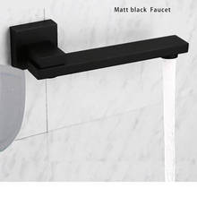 New Product 180 degree Bathroom Faucet Accessoriess Brass Matt Black Finished In-Wall Shower Spout shower tap bathtub faucets 2024 - buy cheap