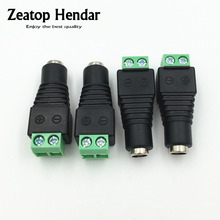 5Pcs 2.1x5.5mm Female DC Power Jack Adapter Plug Cable Connector for CCTV CAMERA 2024 - buy cheap